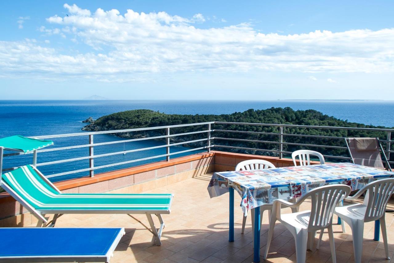 Villa La Terrazza Sul Mare - Goelba Fetovaia Ngoại thất bức ảnh